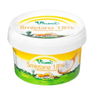 Śmietana 18 % 400 ml - Klimeko