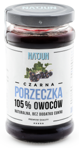 Natjun Konfitura z czarnej porzeczki 220 g