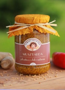 Musztarda z chilli i imbirem 190 g Towary Niezwykłe