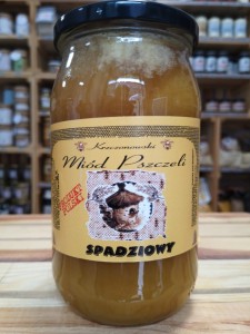 Miód spadziowy 1.1 kg  - Pasieka Pod Akacjami