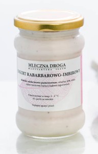 Jogurt rabarbarowo-imbirowy 0,26 l