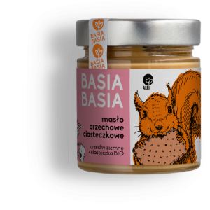 Masło orzechowe ciasteczkowe Basia Basia 210 g