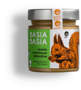 Masło orzechowe naturalne Basia Basia 210 g